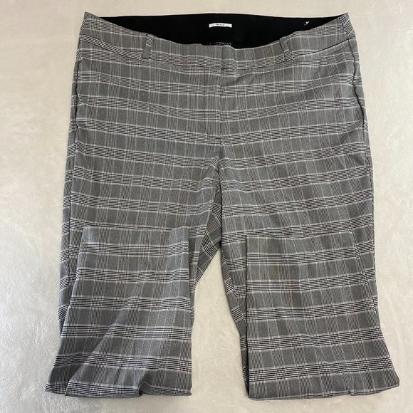 Lane Bryant Womens Plus size 24R The Allie Stretch Plaid Pants Casual Business - Picture 2 of 10